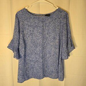 Blue Spotted Blouse